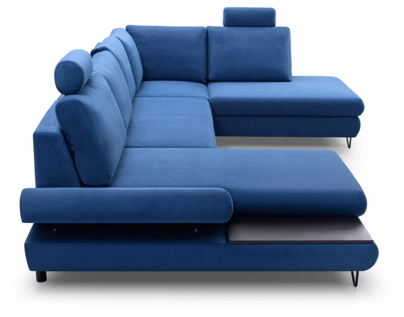 Narożnik rozkładany LOFT III 344 cm z funkcją spania i pojemnikami na pościel - Mono 241