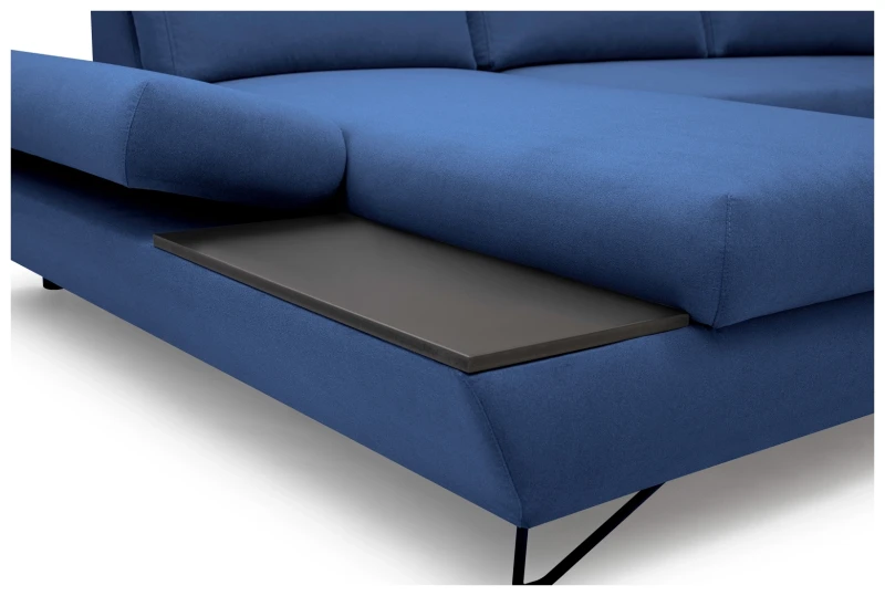 Narożnik rozkładany LOFT III 344 cm z funkcją spania i pojemnikami na pościel - Mono 241