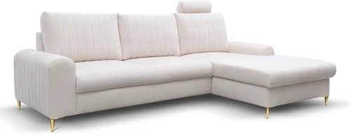 Narożnik rozkładany MONACO 251 cm z funkcją spania i pojemnikiem na pościel