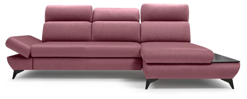 Narożnik rozkładany TITAN 280 cm z funkcją spania i pojemnikiem na pościel - Fancy 63