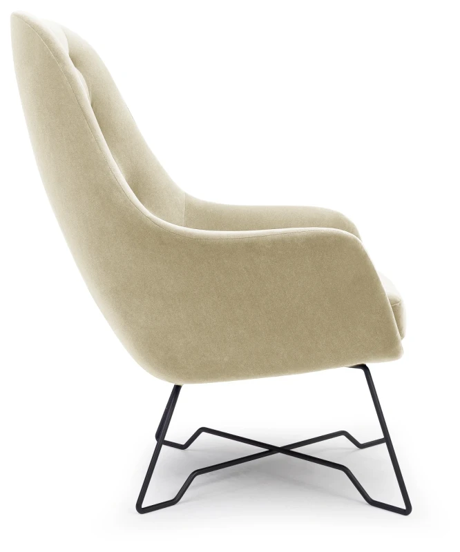 Fotel tapicerowany EZO nowoczesny do salonu - Monolith 02