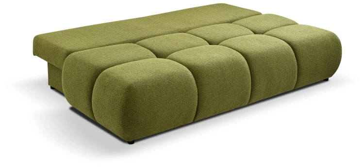Sofa rozkładana MILO 214 cm z funkcją spania i pojemnikiem na pościel - Now or Never 38