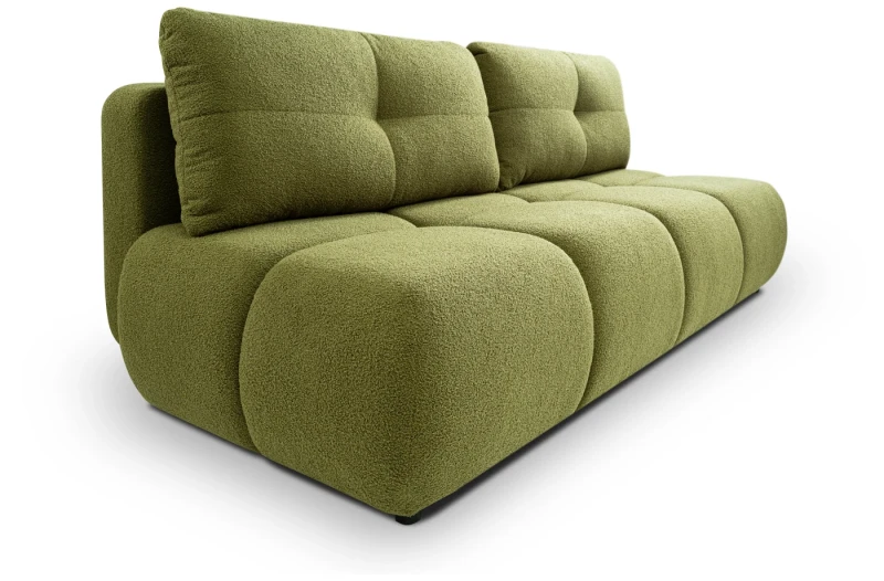 Sofa rozkładana MILO 214 cm z funkcją spania i pojemnikiem na pościel - Now or Never 38