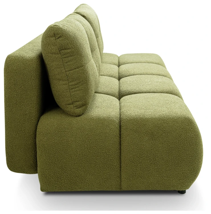 Sofa rozkładana MILO 214 cm z funkcją spania i pojemnikiem na pościel - Now or Never 38