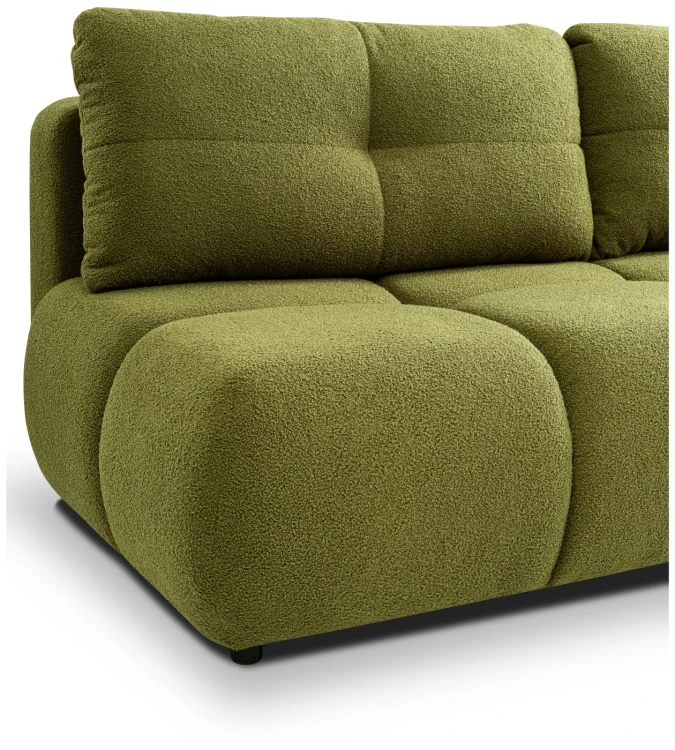 Sofa rozkładana MILO 214 cm z funkcją spania i pojemnikiem na pościel - Now or Never 38