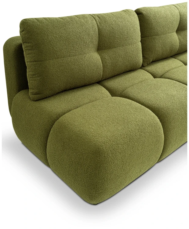 Sofa rozkładana MILO 214 cm z funkcją spania i pojemnikiem na pościel - Now or Never 38