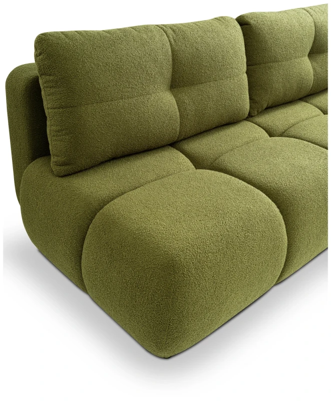 Sofa rozkładana MILO 214 cm z funkcją spania i pojemnikiem na pościel - Now or Never 38