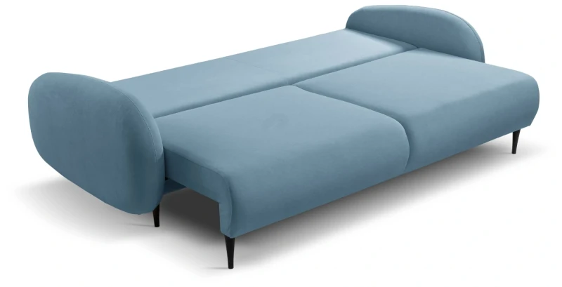Sofa rozkładana SOFT 232 cm z funkcją spania i pojemnikiem na pościel - Castel 74