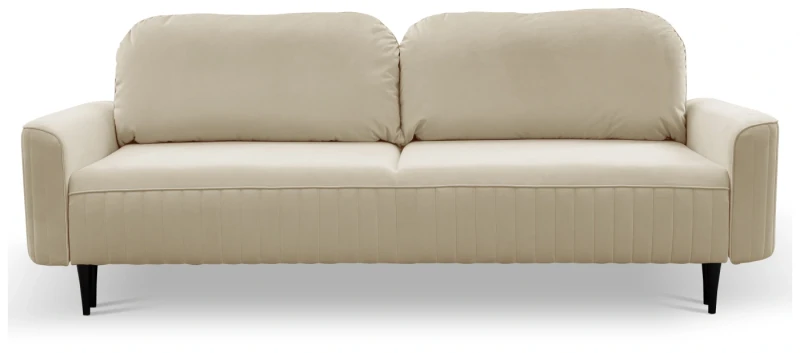 Sofa rozkładana VENA 244 cm z funkcją spania i pojemnikiem na pościel - Velluto 2 Beige