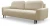 Sofa rozkładana VENA 244 cm z funkcją spania i pojemnikiem na pościel - Velluto 2 Beige