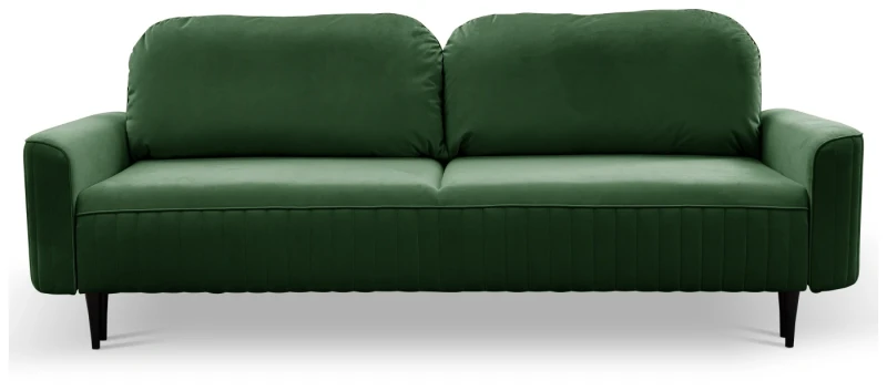 Sofa rozkładana VENA 244 cm z funkcją spania i pojemnikiem na pościel - Velluto 10 Dark Green
