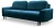 Sofa rozkładana VENA 244 cm z funkcją spania i pojemnikiem na pościel - Velluto 11 Blue