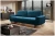 Sofa rozkładana VENA 244 cm z funkcją spania i pojemnikiem na pościel - Velluto 11 Blue