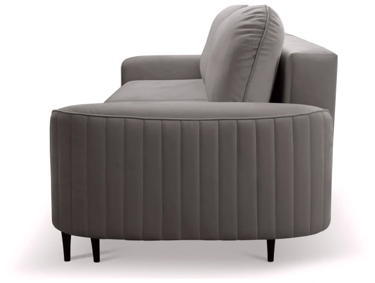 Sofa rozkładana VENA 244 cm z funkcją spania i pojemnikiem na pościel - Velluto 16 Grey