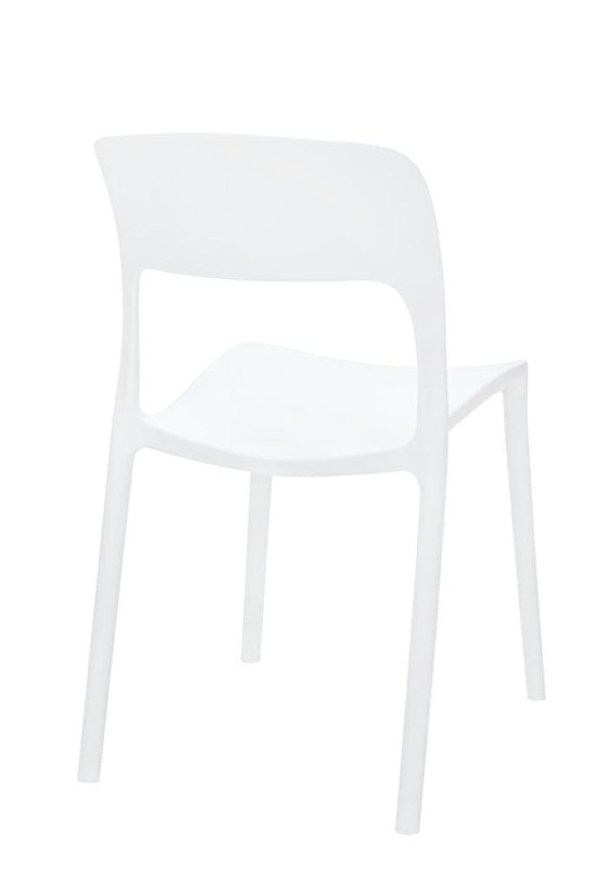 MODESTO krzesło ZING białe - polipropylen