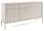 Komoda Nova 154 cm kaszmir - złoty stelaż