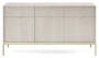 Komoda Nova 154 cm kaszmir - złoty stelaż