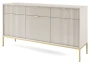 Komoda Nova 154 cm kaszmir - złoty stelaż