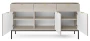 Komoda Nova 154 cm kaszmir - czarny stelaż