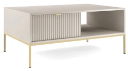 Stolik kawowy Nova 104 cm z szufladą kaszmir