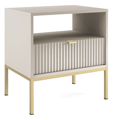 Szafka nocna Nova 54 cm z szufladą kaszmir