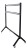 Wieszak do szatni 120 cm 80 hak, czarny/srebrny