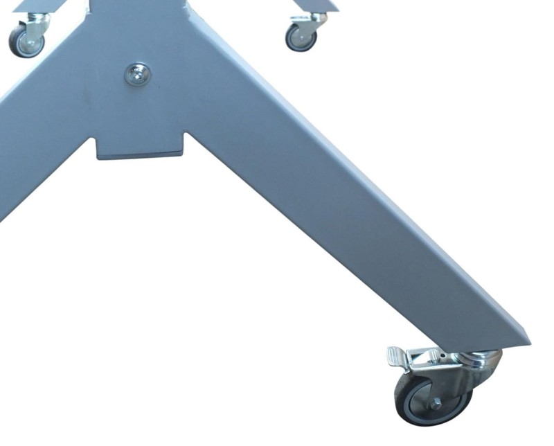 Wieszak do szatni 120 cm 80 hak, czarny/srebrny