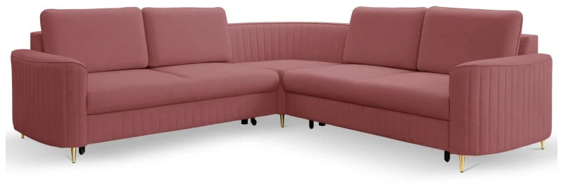 Narożnik tapicerowany LAREN 251 cm do salonu - Castel 59