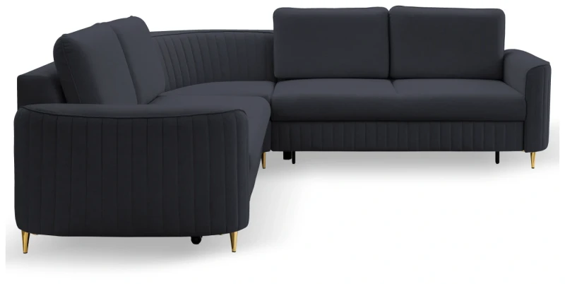 Narożnik tapicerowany LAREN 251 cm do salonu - Castel 79