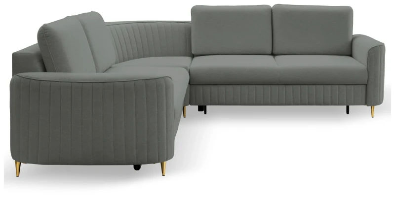 Narożnik tapicerowany LAREN 251 cm do salonu - Castel 93