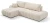 Narożnik rozkładany BALOO 276 cm z funkcją spania i pojemnikiem na pościel - Lambi 8