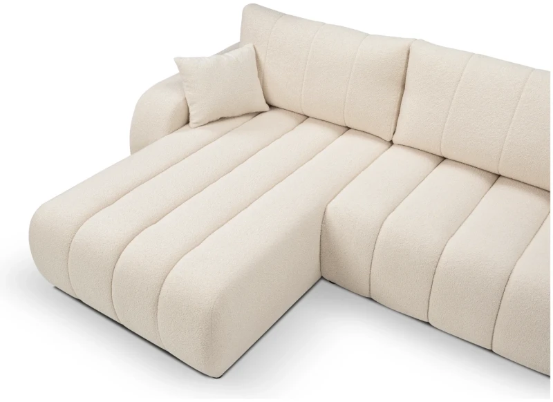 Narożnik rozkładany BALOO 276 cm z funkcją spania i pojemnikiem na pościel - Lambi 8