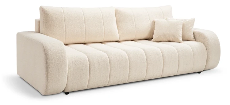 Sofa rozkładana BALOO 248 cm z funkcją spania i pojemnikiem na pościel - Lambi 8