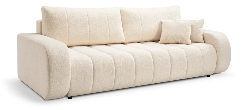 Sofa rozkładana BALOO 248 cm z funkcją spania i pojemnikiem na pościel - Lambi 8