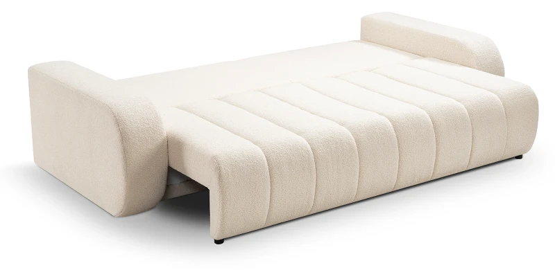 Sofa rozkładana BALOO 248 cm z funkcją spania i pojemnikiem na pościel - Lambi 8