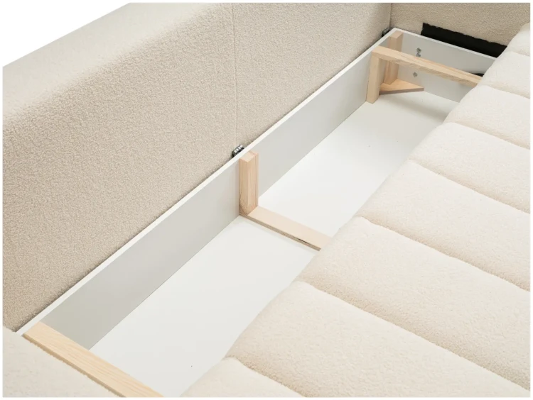 Sofa rozkładana BALOO 248 cm z funkcją spania i pojemnikiem na pościel - Lambi 8