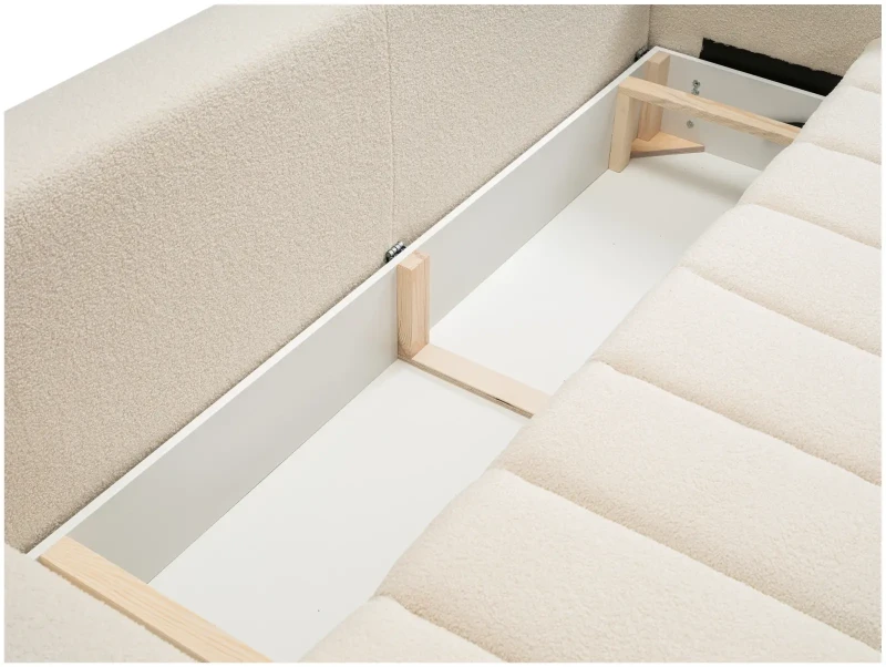 Sofa rozkładana BALOO 248 cm z funkcją spania i pojemnikiem na pościel - Lambi 8