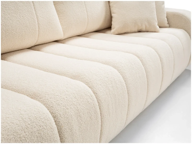 Sofa rozkładana BALOO 248 cm z funkcją spania i pojemnikiem na pościel - Lambi 8