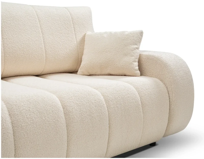 Sofa rozkładana BALOO 248 cm z funkcją spania i pojemnikiem na pościel - Lambi 8