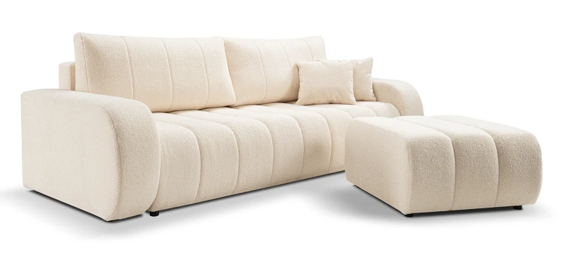 Sofa rozkładana BALOO 248 cm z funkcją spania i pojemnikiem na pościel - Lambi 8