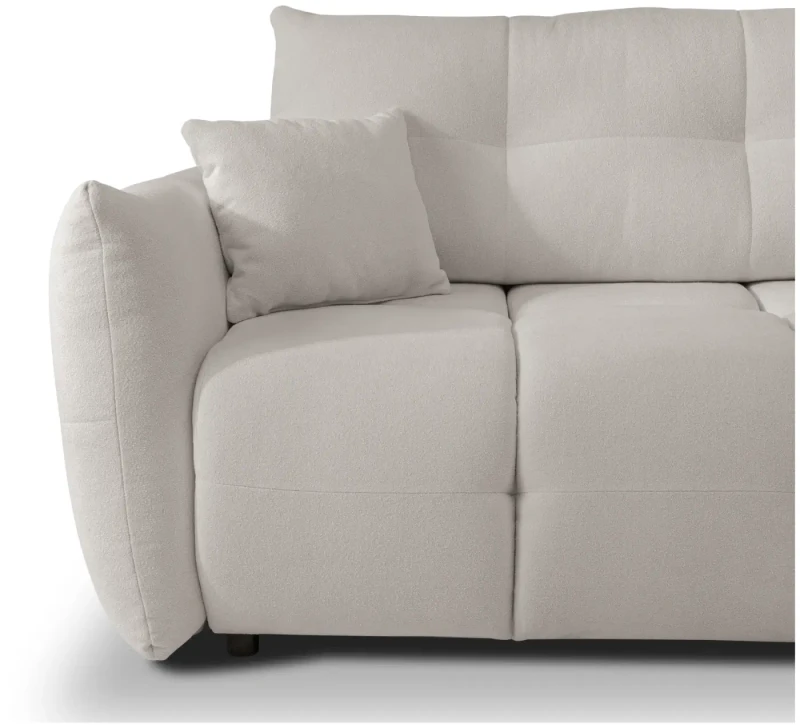 Narożnik rozkładany BASE 257 cm z funkcją spania i pojemnikiem na pościel - Sicuro 65