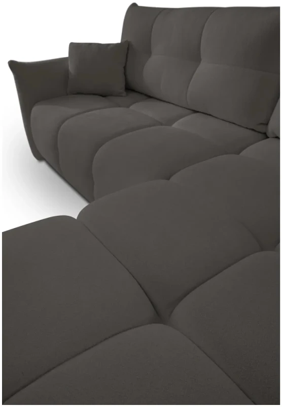 Narożnik rozkładany BASE 257 cm z funkcją spania i pojemnikiem na pościel - Sicuro 80