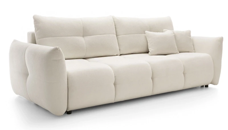 Sofa rozkładana BASE 245 cm z funkcją spania i pojemnikiem na pościel - Sicuro 60