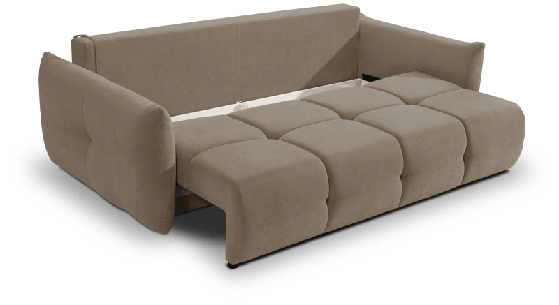 Sofa rozkładana BASE 245 cm z funkcją spania i pojemnikiem na pościel - Wind 11
