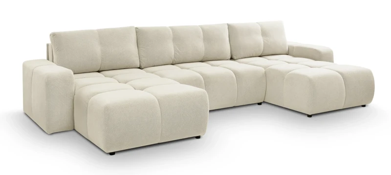 Narożnik rozkładany SOHO 359 cm z funkcją spania i pojemnikiem na pościel - Curio 09