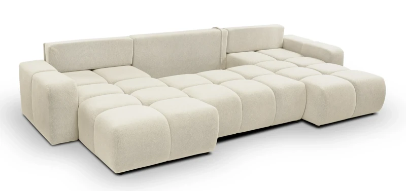 Narożnik rozkładany SOHO 359 cm z funkcją spania i pojemnikiem na pościel - Curio 09