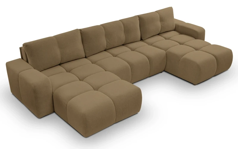 Narożnik rozkładany SOHO 359 cm z funkcją spania i pojemnikiem na pościel - Curio 20