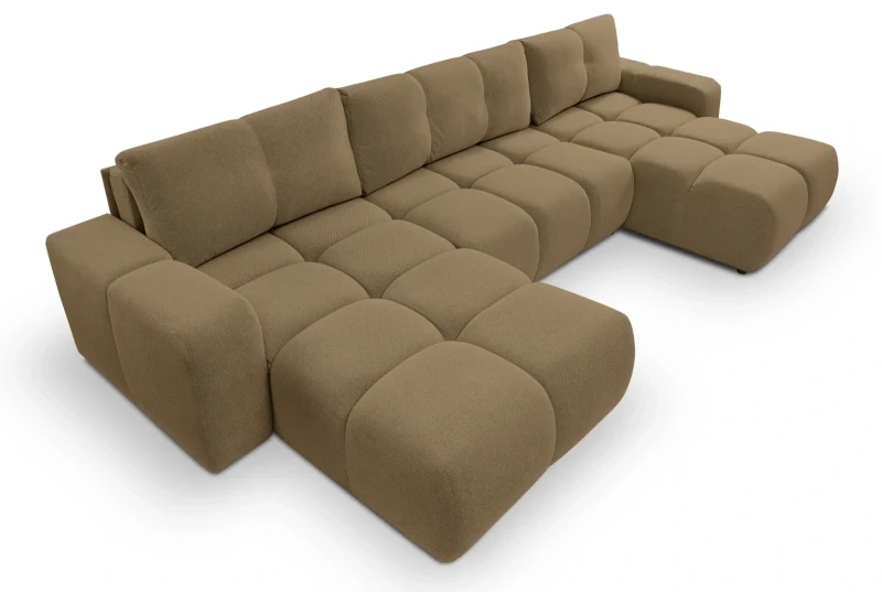 Narożnik rozkładany SOHO 359 cm z funkcją spania i pojemnikiem na pościel - Curio 20