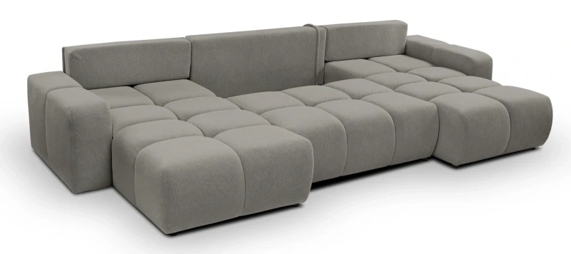 Narożnik rozkładany SOHO 359 cm z funkcją spania i pojemnikiem na pościel - Curio 83