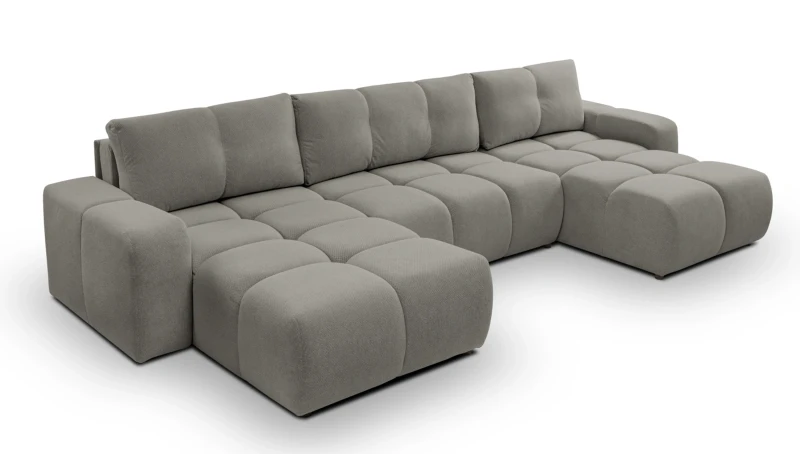 Narożnik rozkładany SOHO 359 cm z funkcją spania i pojemnikiem na pościel - Curio 83